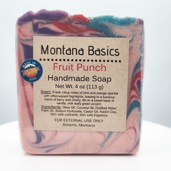 Hand Crafted Other - Fruit Punch - Handmade Soap
